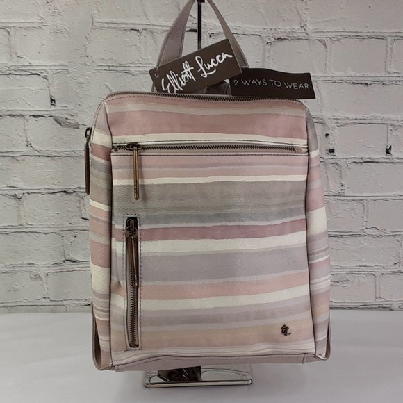 ELLIOTT LUCCA 'OLVERA' BACKPACK FULL SIZE MULTIPLE POCKETS  TOP STRAP - Picture 16 of 16